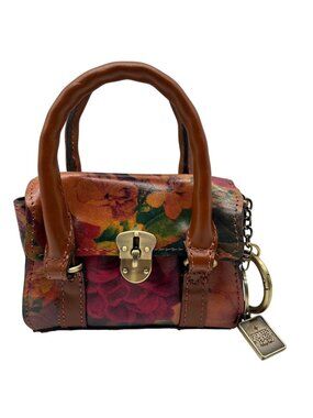 Patricia Nash  Mini Leather Multi-Print Floral Bag
